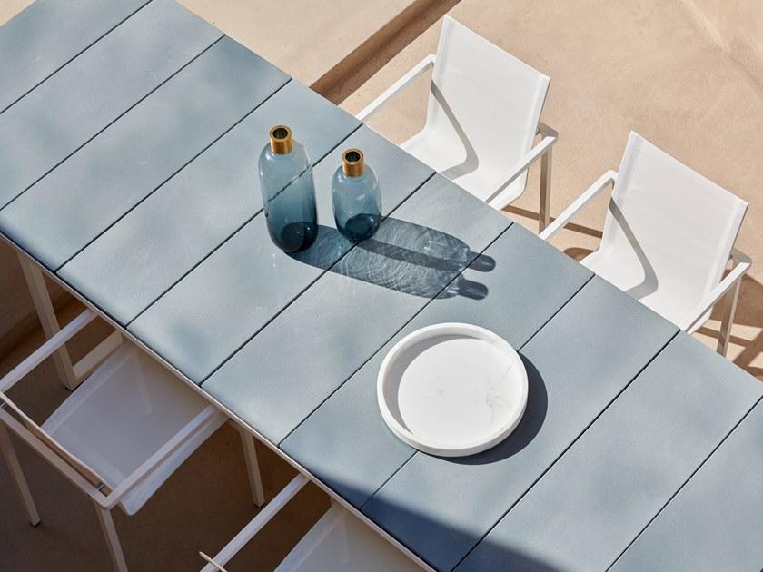 TRIBÙ Прямоугольный стол из вулканического камня Nox 02252/02254 - Вид №2