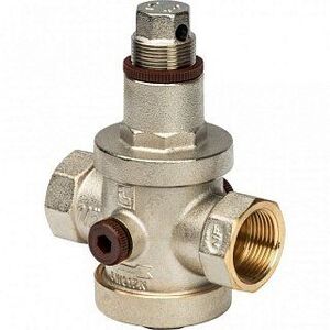 Редуктор давления STOUT 1/2" полнопроходной с отверстием под манометр