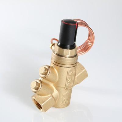 VT.043.G.0601 Автоматический регулятор перепада давления регулируемый Valtec 1”, 5-50 кПа, 15-1500 л/ч, с имп. трубкой 1 м  - Вид №7