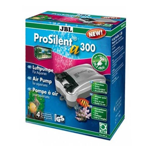 ПР0019993 Компрессор ProSilent a300 сверх тихий двухканальный 300 л/ч для аквариумов 100-400 литров JBL 