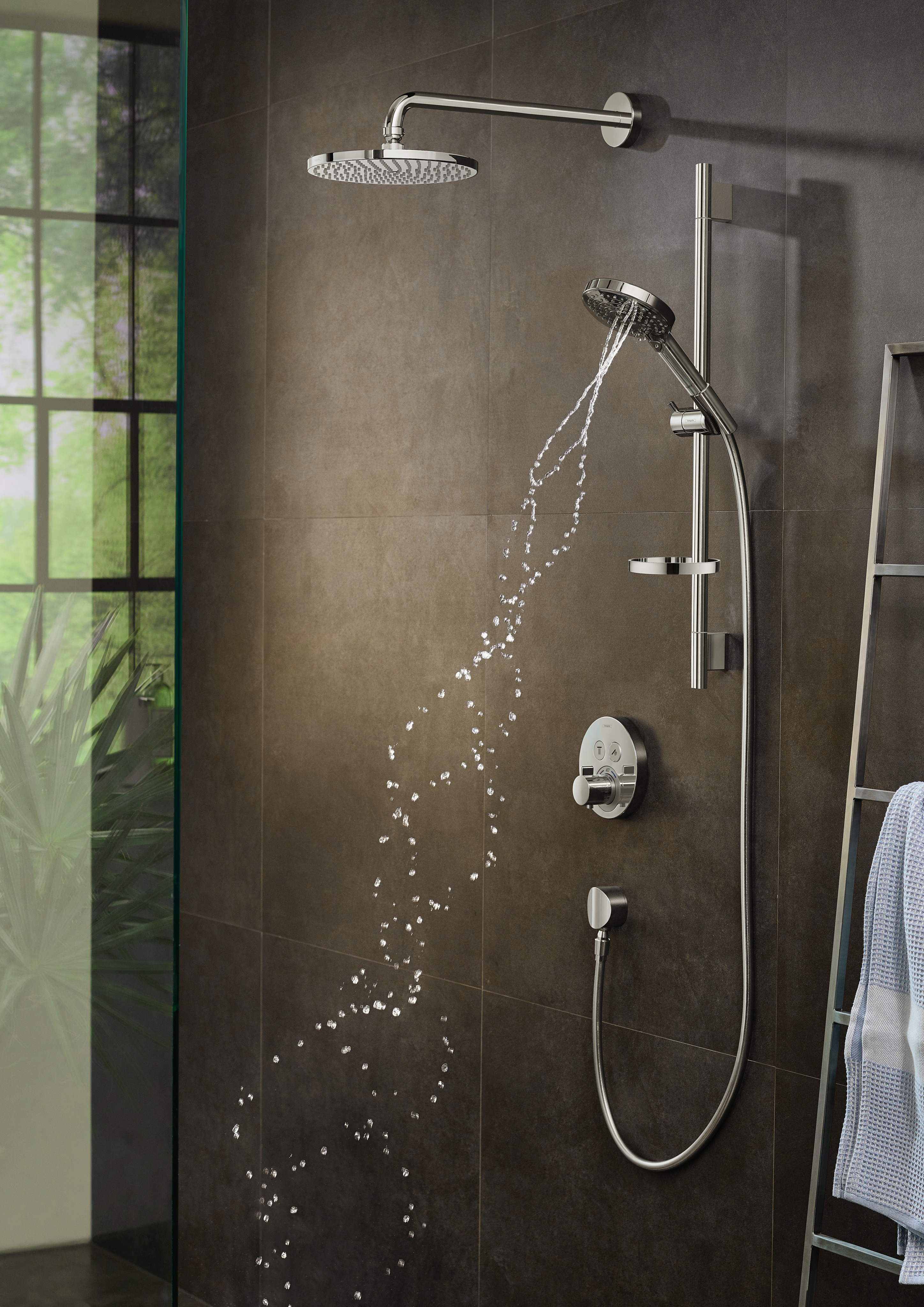 15743700 ShowerSelect S Термостат для скрытого монтажа, 2 функции Hansgrohe  - Вид №4