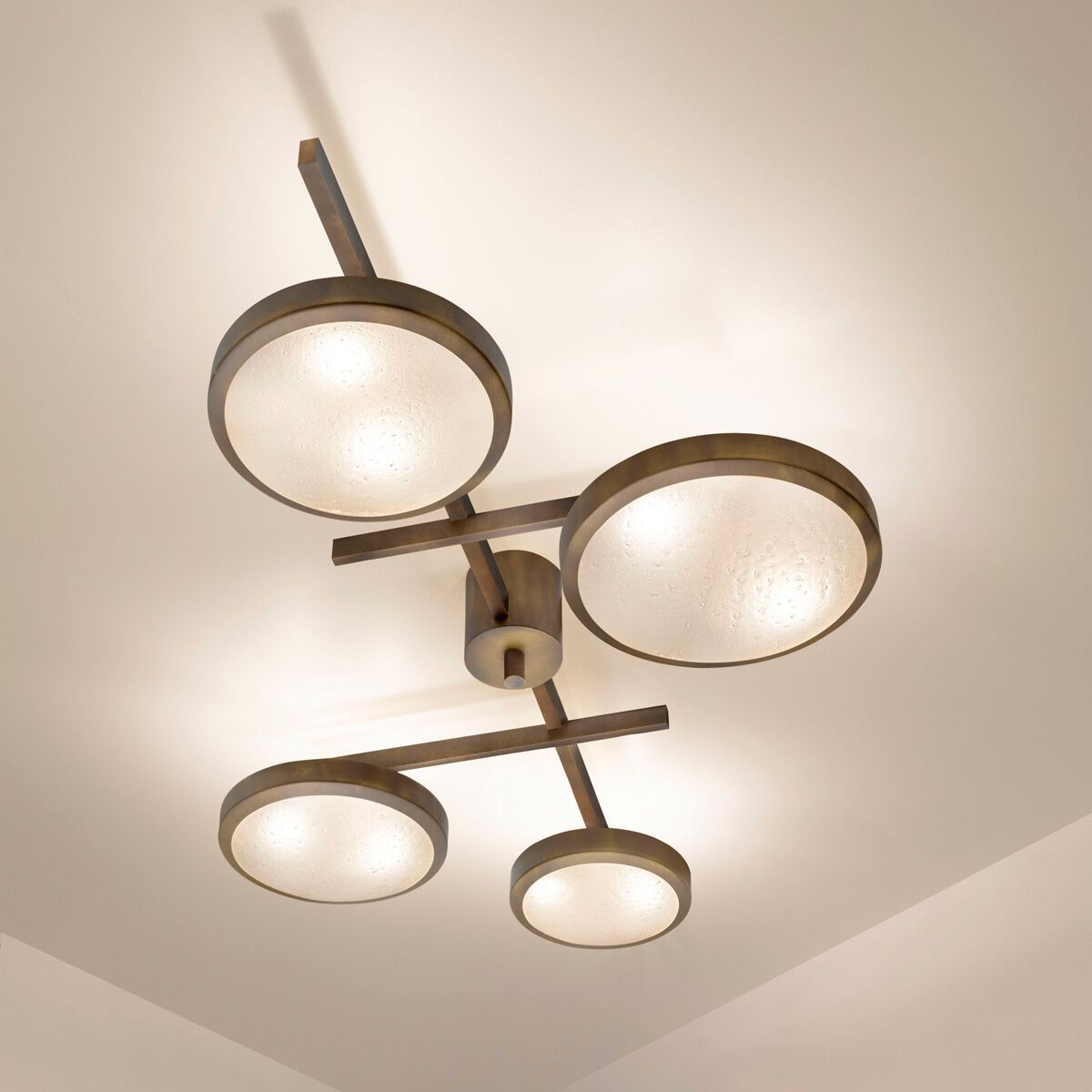 Латунный потолочный светильник GASPARE ASARO TETRIX ARCH-00150871 - Вид №8