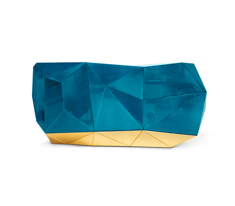 0-045 Сервант бриллиантово-синего цвета Boca Do Lobo  - Вид №7