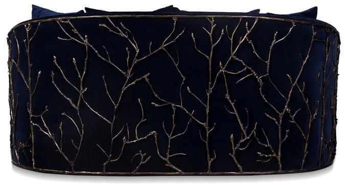 KOKET Изогнутый 2-х местный бархатный диван Enchanted sun-id-1508129 - Вид №3