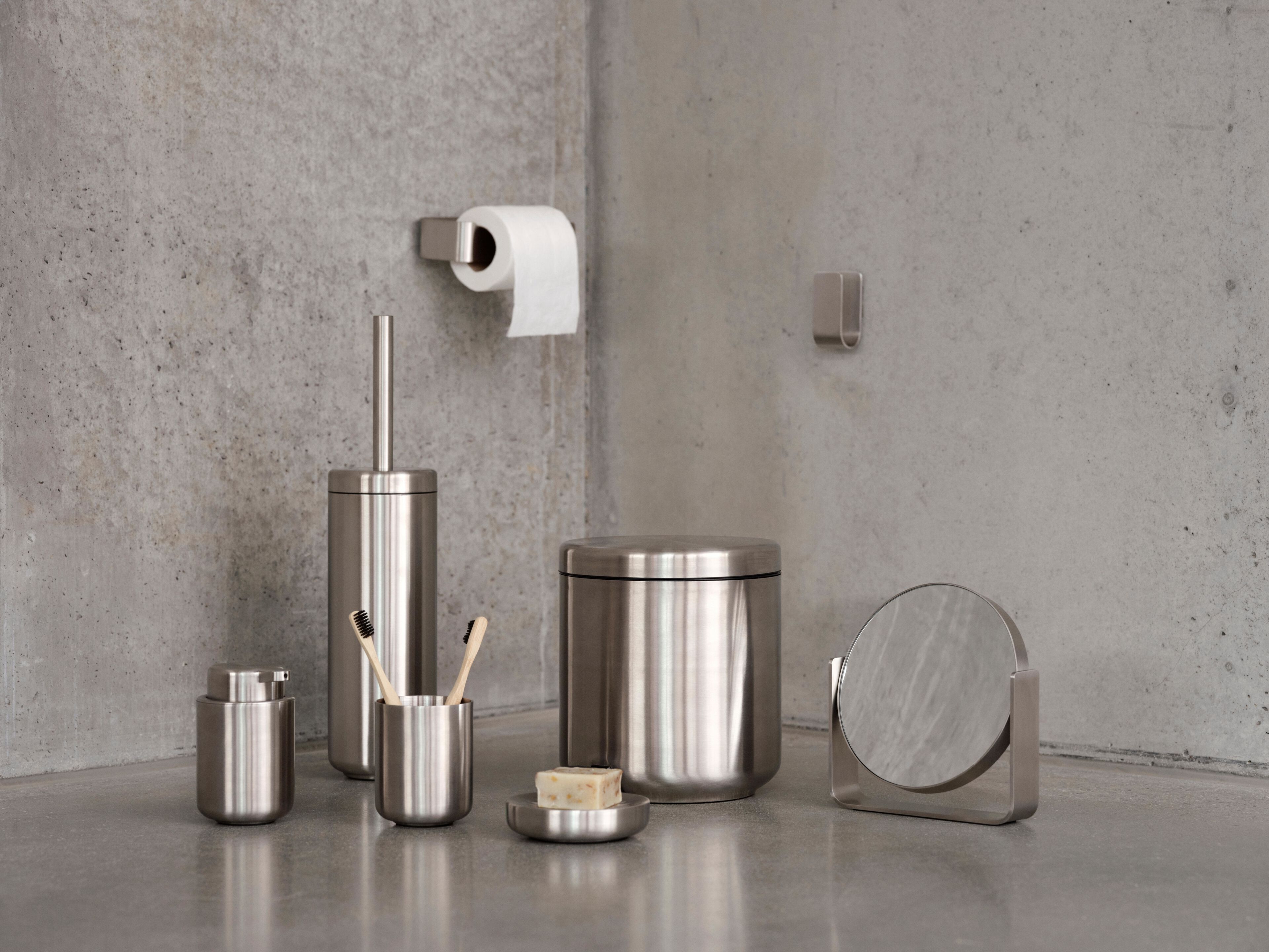 Мусорная корзина из нержавеющей стали ZONE DENMARK Ume ARCH-00014855 - Вид №2