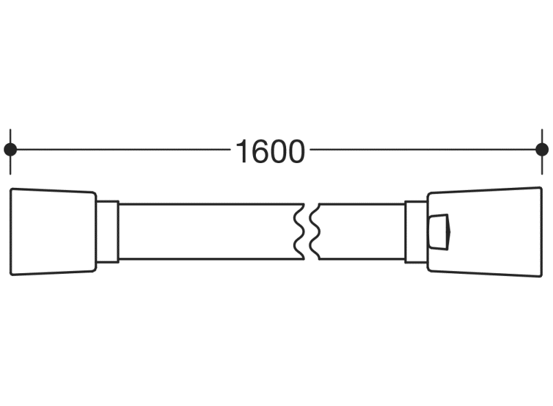 950.33.E061 шланг для душа HEWI Universalprodukte  - Вид №1