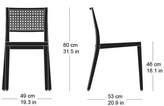horgenglarus Штабелируемый стул из массива дерева Lyra 6-540 - Вид №10