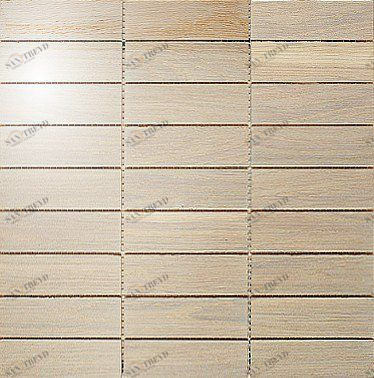 Мозаика и 3D панели из дерева Da Vinci Мозаика 9x3 White 028 Дуб Селект (Гладкая) 324х324 мм 1301100028