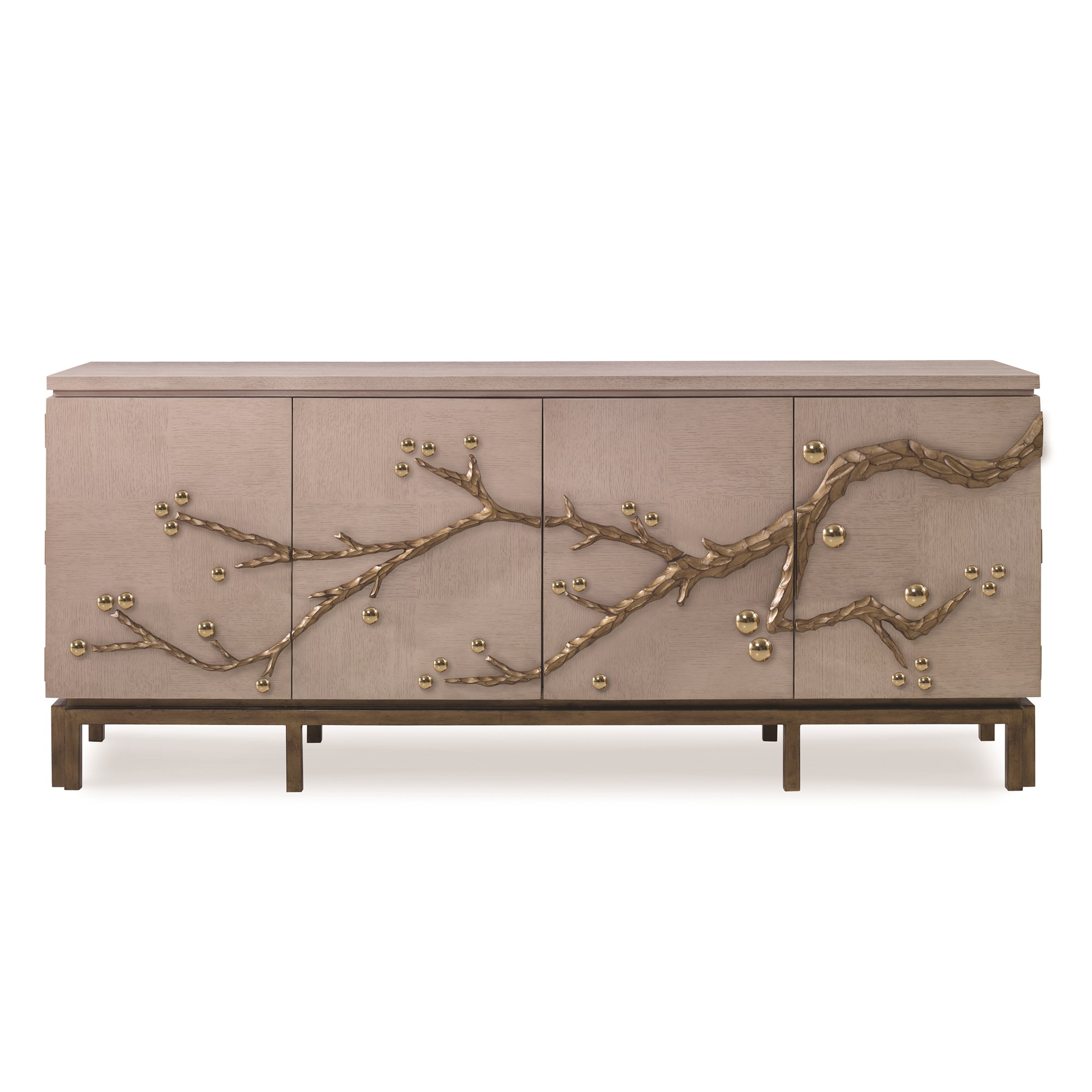 Шкафы 06809-820-001 Cherry Blossom Media Cabinet - Oak Ambella  - Вид №5