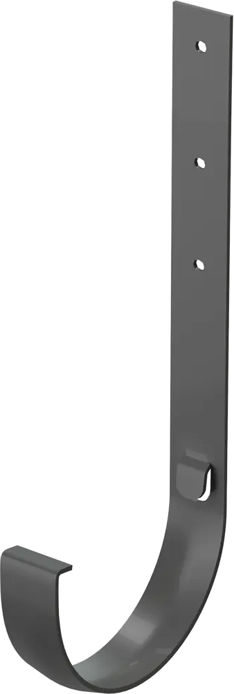 84802186 Кронштейн желоба металлический Dacha 120 мм 376 мм цвет серый STLM-1017583