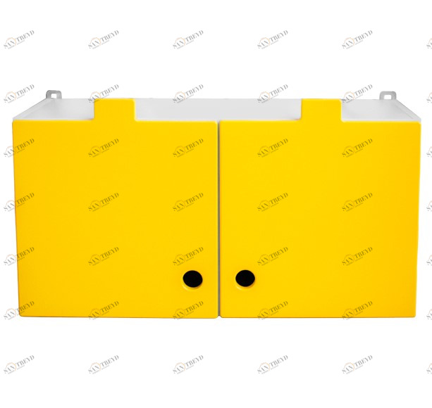 Полка детская горизонтальная "Весельчак Джеки" МАНДАРИН ЧУДИКИ 178778 Белый;желтый Santreyd 