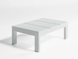 GANDIABLASCO Низкий прямоугольный алюминиевый журнальный столик Na xemena