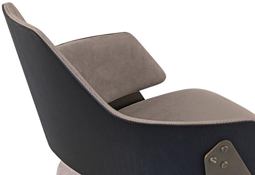 Shake Стул из нубука с подлокотниками Chloe sun-id-1374245 - Вид №1