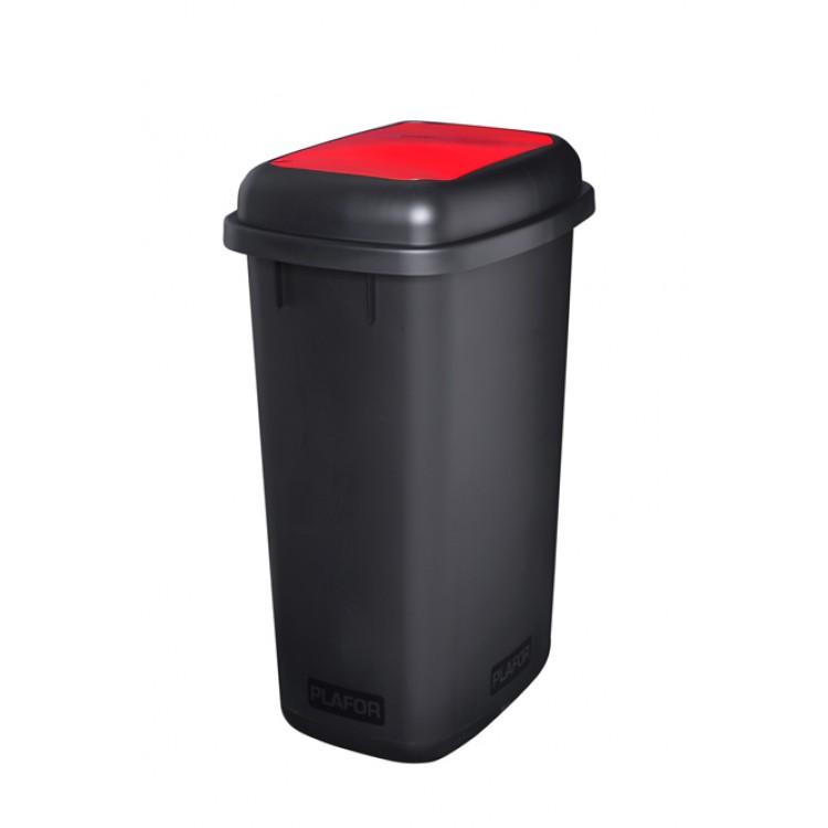 657-03 PLAFOR Черный бак с красной плавающей крышкой 12 л. Черный, красная плавающая крышка  - Вид №3