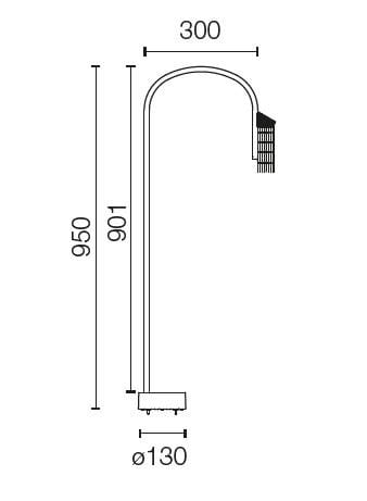 Светодиодный светильник из нержавеющей стали Flos Outdoor Collection-Bollard ARCH-00146674 - Вид №5