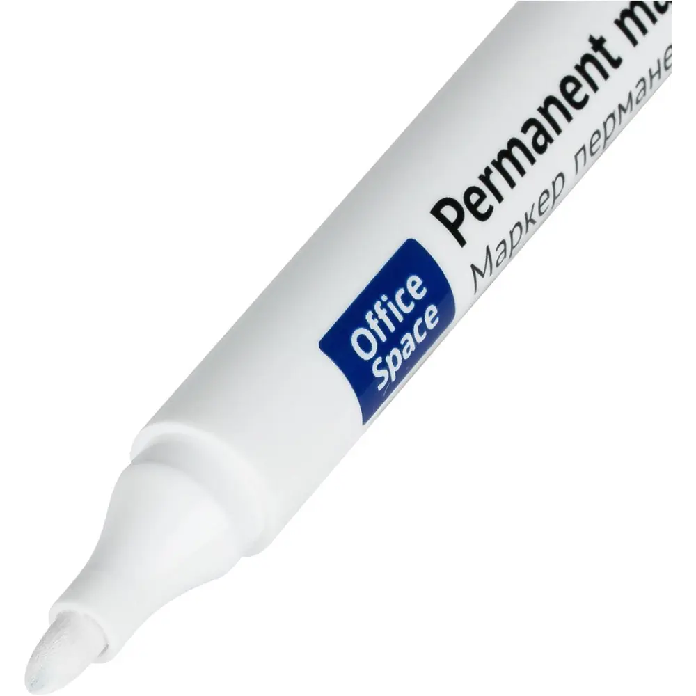 Перманентный маркер OFFICE SPACE белый 5 мм для профессиональной маркировки 89356613 STLM-0842823 - Вид №3