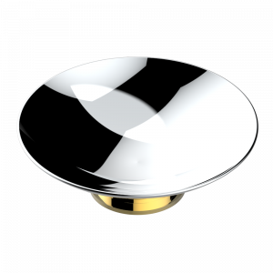 G2N-544GM Мыльница на подставке, диаметр : 150 мм Thg-paris Froufrou Хром/золото