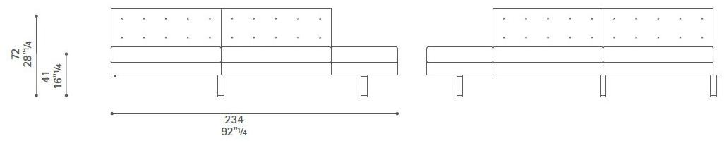Poltrona Frau Модульный кожаный диван La collezione - divani e poltrone sun-id-1379532 - Вид №10