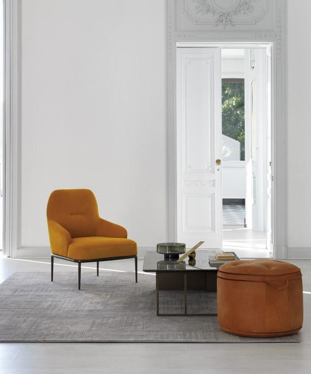 OAK Кожаное кресло с подлокотниками Milano collection Sc5041 - Вид №2