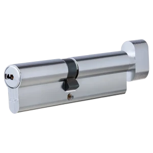Цилиндр Abus 45х55 мм, ключ/вертушка, цвет никель 82389997 STLM-2183004