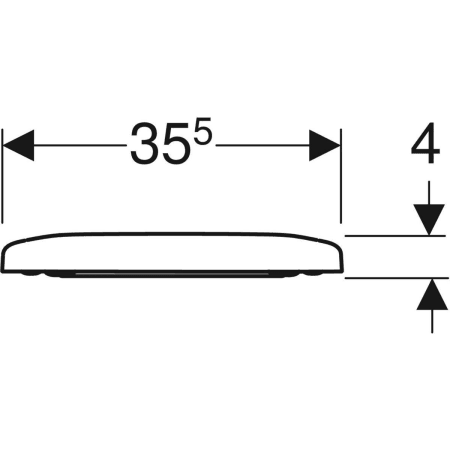 K90122000 Сиденье для унитаза Kolo Rekord, крепление сверху Geberit  - Вид №3