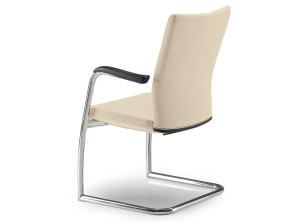 Кожаный консольный стул для конференций