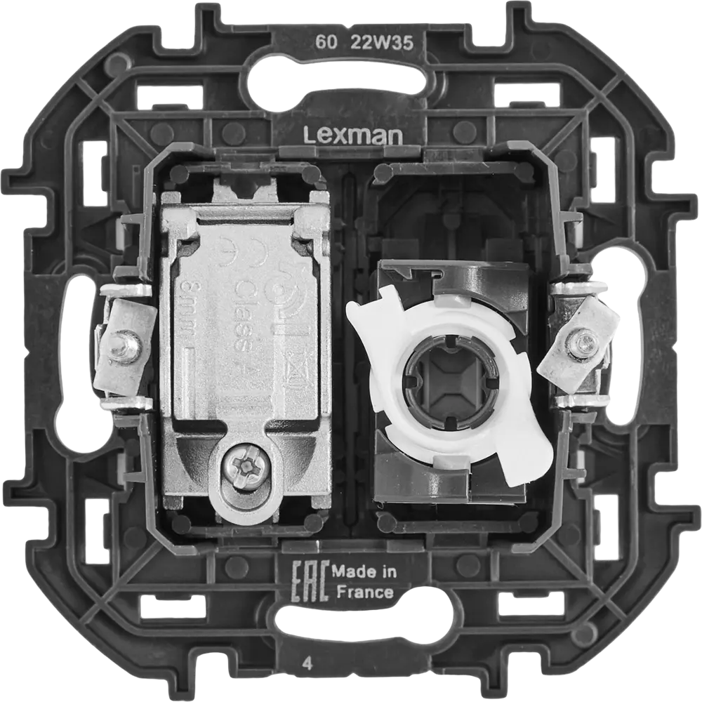 LEXMAN Lilian - комбинированная розетка ТВ+RJ45 для скрытого монтажа 86761362 STLM-0071331 - Вид №3