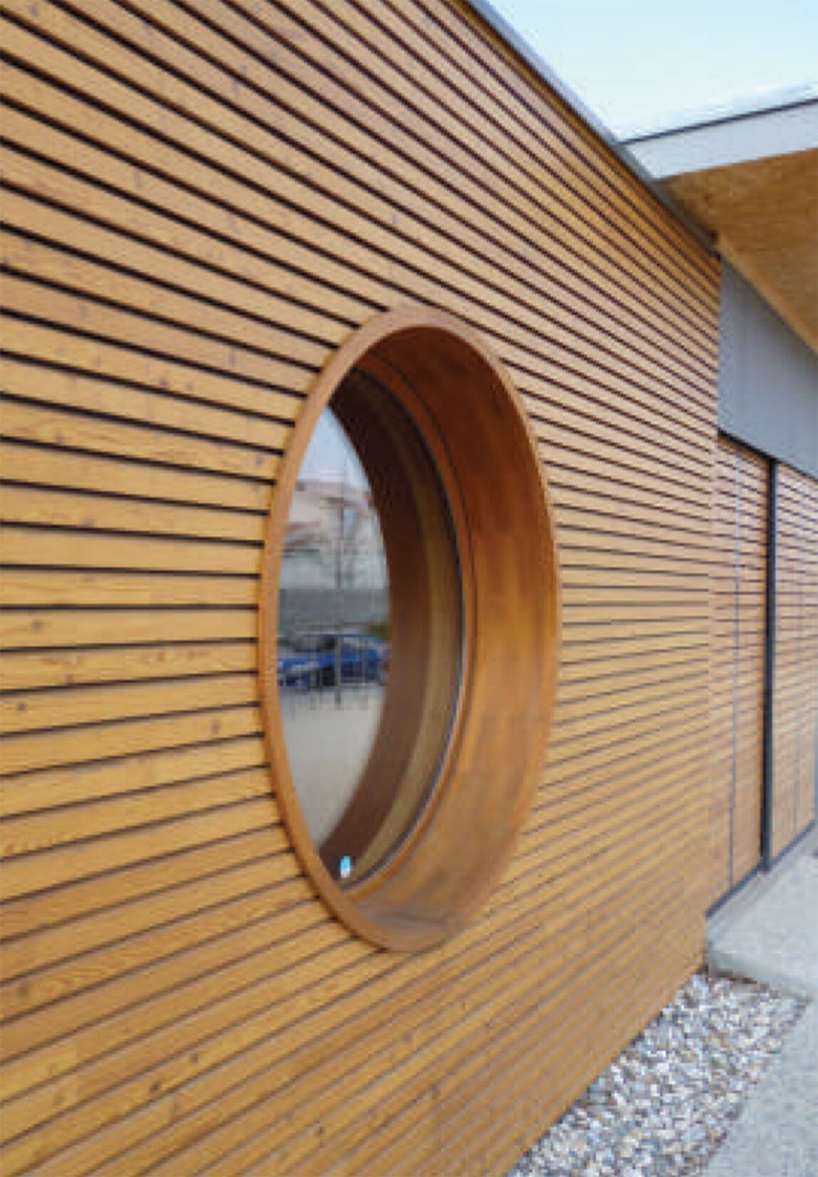 Деревянная панель фасада SIMONIN OPENLAM® ARCH-00036965 - Вид №1