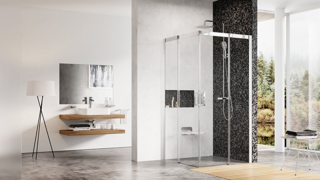 MSRV4-80/80 сатин+транспарент Ravak 1WV44U00Z1 - Вид №1