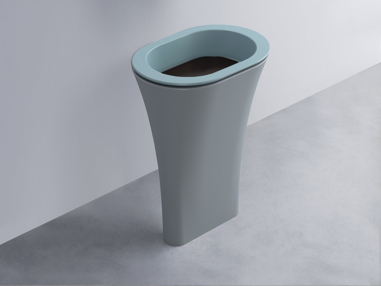 AMLA65-PL+AMPILO-LV+AMCOLO-BR Раковина Amedeo Ovale отдельностоящая cielo Enjoy + Amedeo Ceramica Cielo