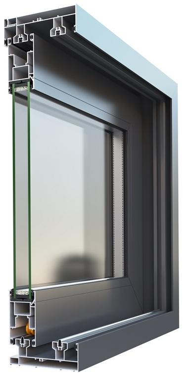 Alumil Двойная стеклянная раздвижная дверь Smartia systems M45000 - Вид №2