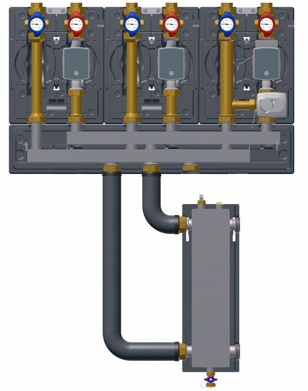 Разделитель гидравлический WATTS HW 80/120, 44 кВт 4м3/ч 10010376 - Вид №1