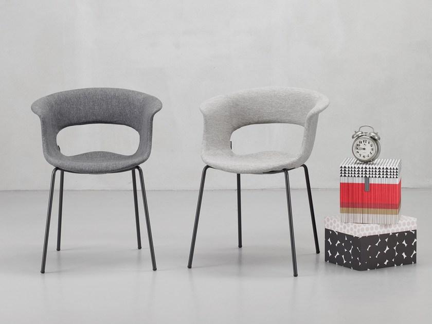 SCAB DESIGN Стул из ткани с подлокотниками Miss b sun-id-1451554 - Вид №1