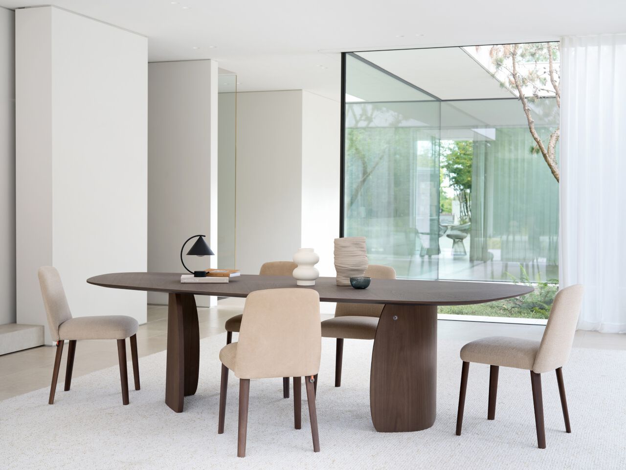 Мягкий стул из ткани без подлокотников Mobitec Léi ARCH-00060838 - Вид №4