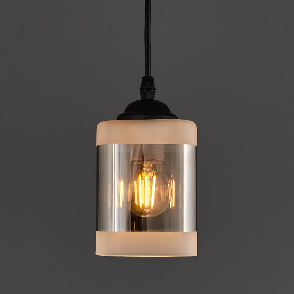 Подвесной светильник Jlight Kira 3122/1P E27 60 Вт, цвет черный/хром 83279123 STLM-2209517  - Вид №2