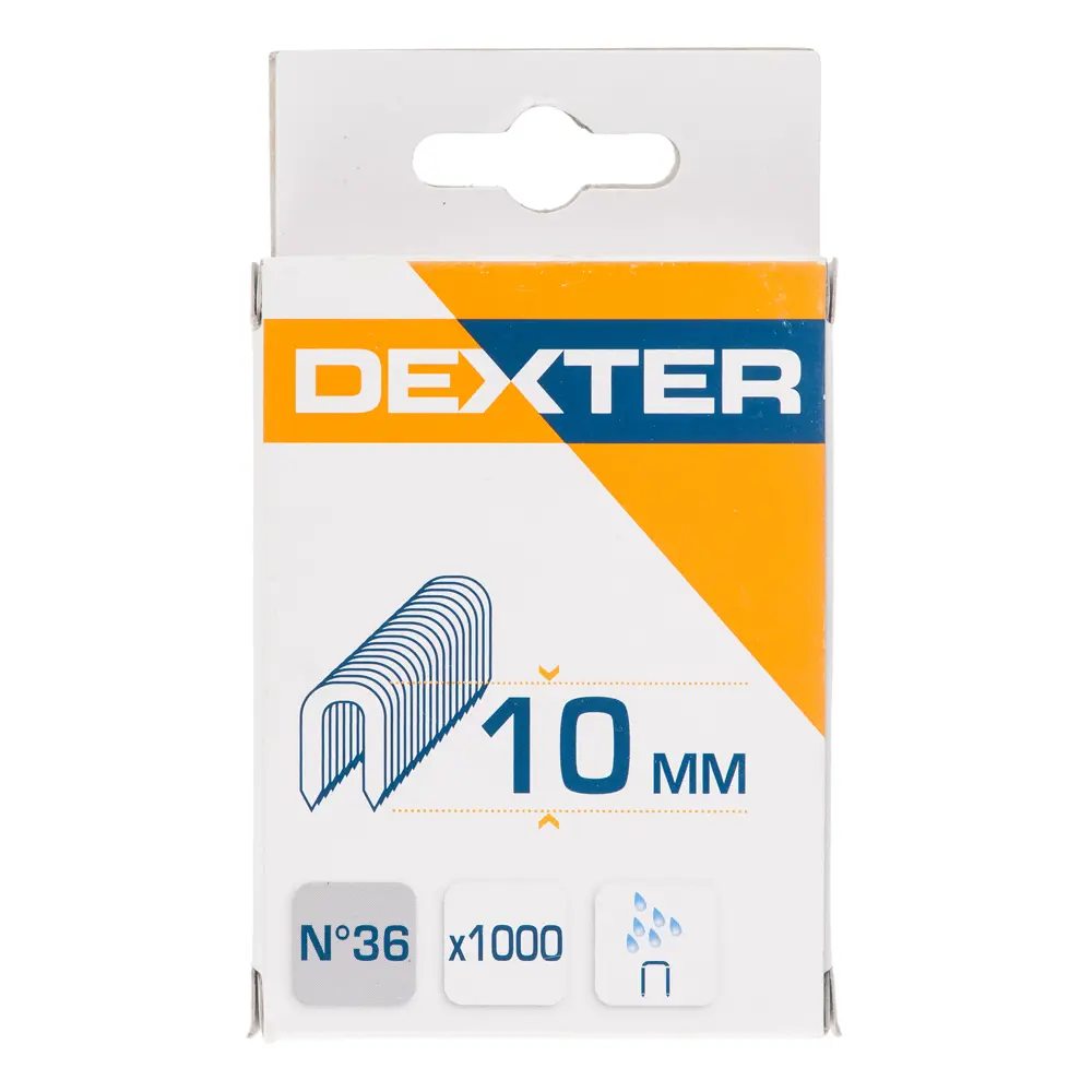 Скобы DEXTER тип 36 для монтажа кабеля 10 мм (1000 шт) 15077511 STLM-0005314 - Вид №1