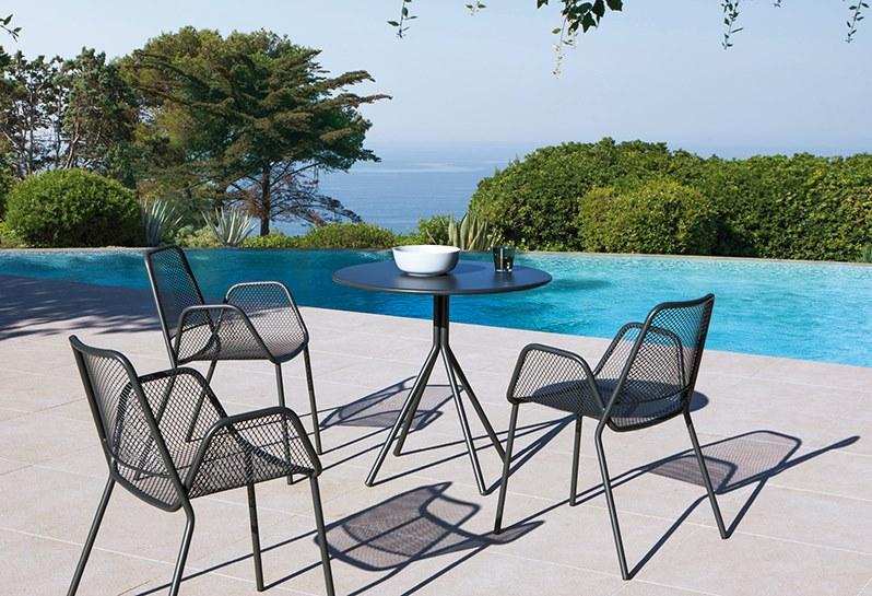 Vermobil Квадратный садовый стол из оцинкованной стали Rick Rk7070 - rk8080 - Вид №1