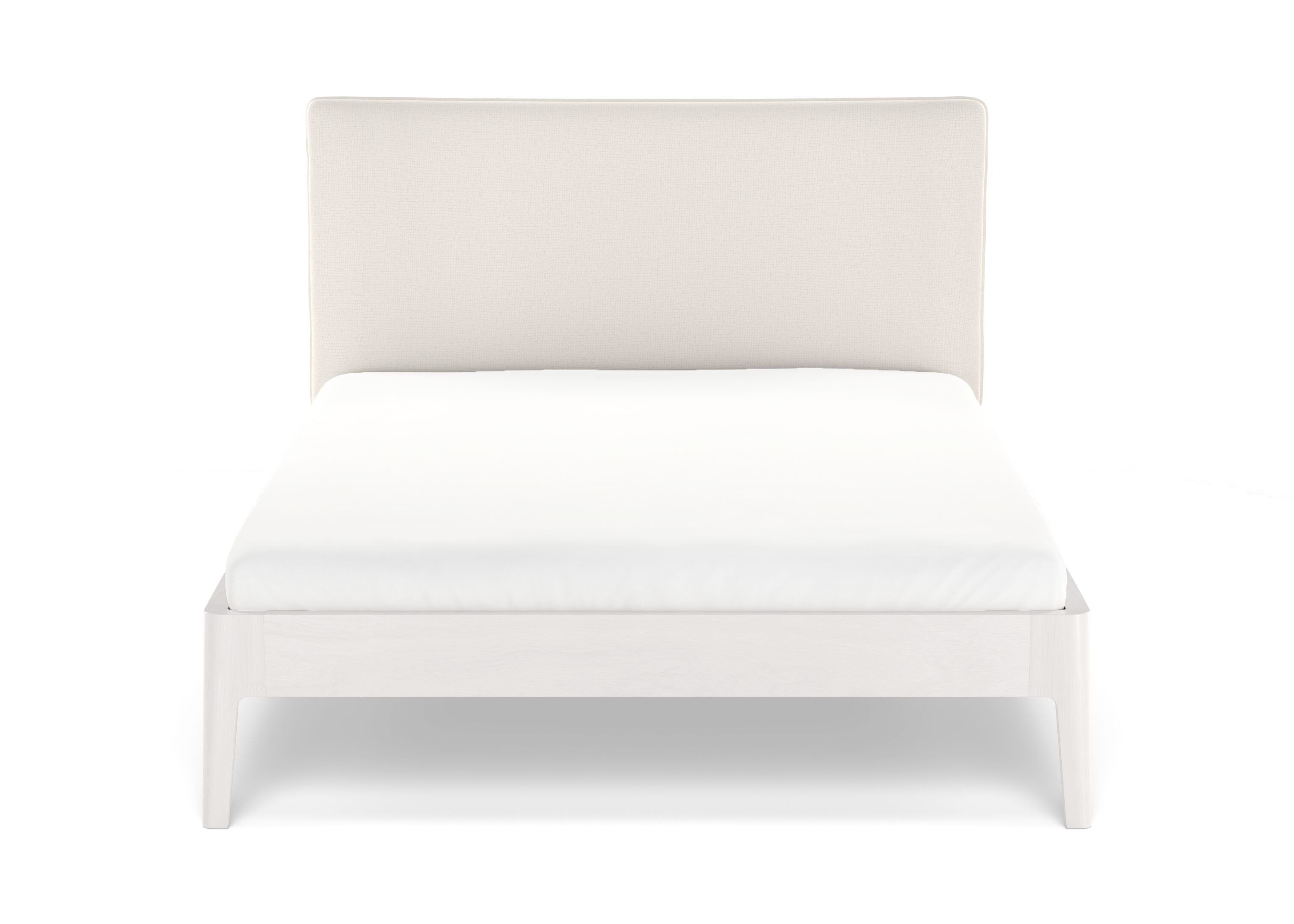 Съемная деревянная кровать с мягким изголовьем Noah Living белье ARCH-00097944 - Вид №4