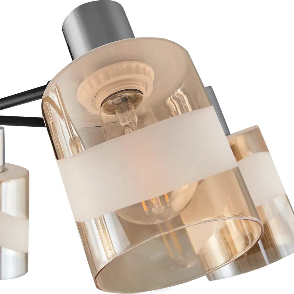 Люстра потолочная Jlight Leri 3177/5C, 5 ламп, 15 м², цвет бежевый/черный 84588700 STLM-2082697  - Вид №5