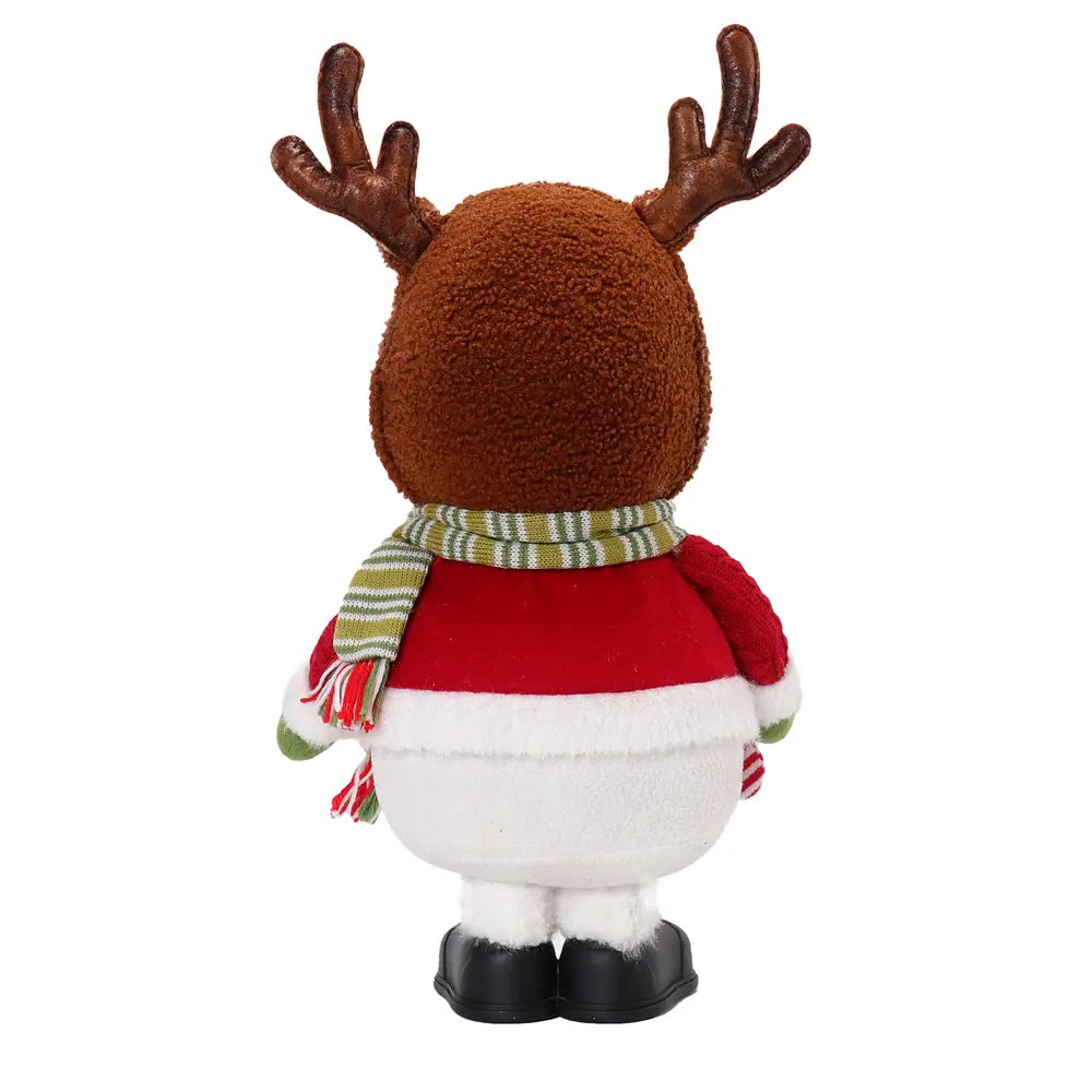 89368045 Декоративная фигура Снеговик в шапочке олененка 28x15 см STLM-1355636 Santreyd Christmas - Вид №2