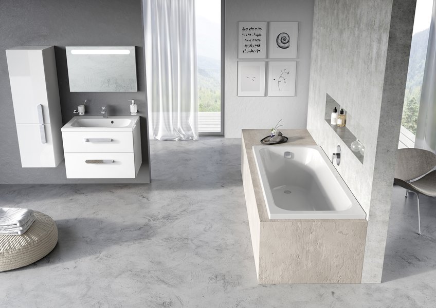 Боковая панель CHROME 75 белая Ravak CZ74130A00 - Вид №11