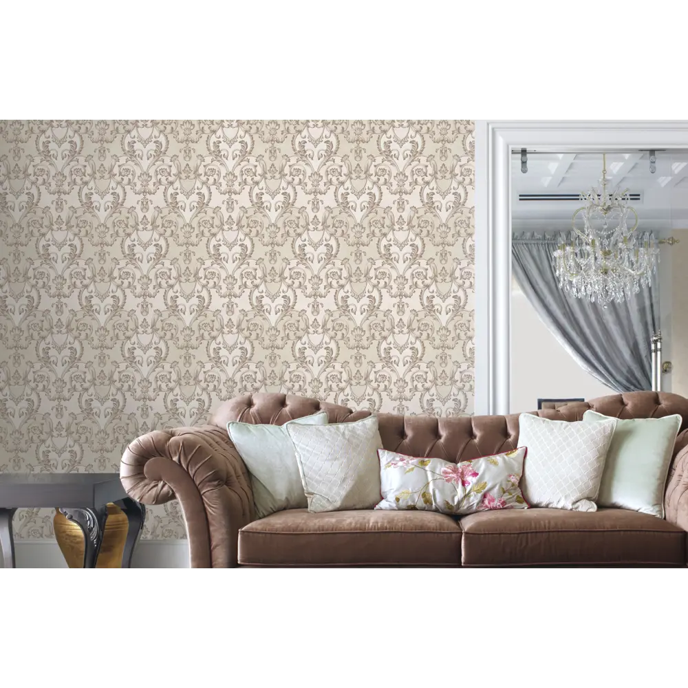 Обои флизелиновые «Дамаск» 1.06х10 м ED1121-00 81968642 STLM-2076145 EURO DECOR Baccarat - Вид №2