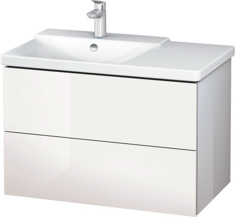 LC624801111 Тумбочка подвесная L-Cube #LC6248 820 x 481 мм Кашемировый дуб Duravit - Вид №2
