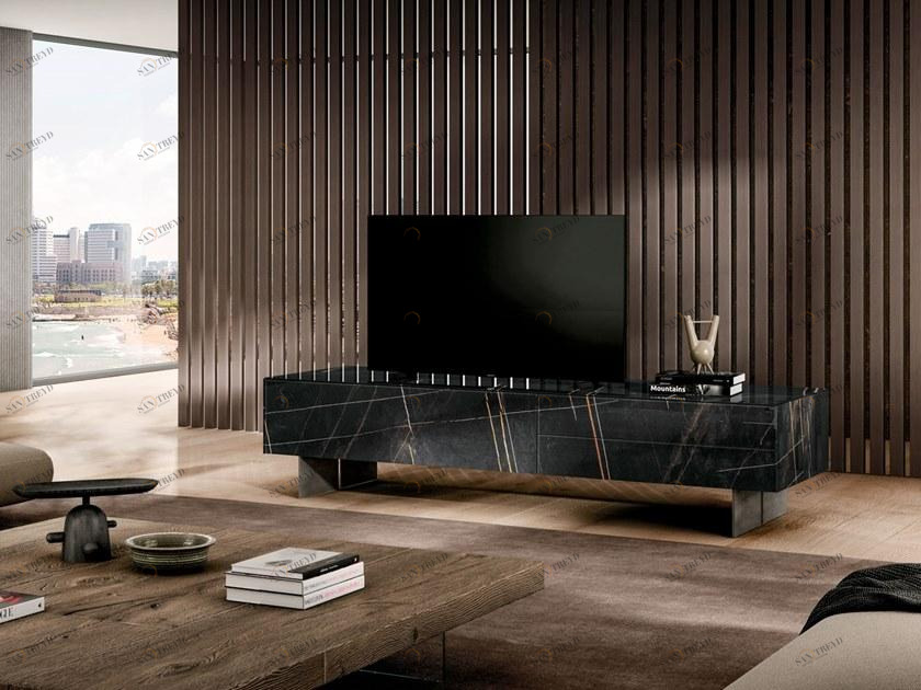 Lago Стеклянная тумба под телевизор Materia sun-id-1364343