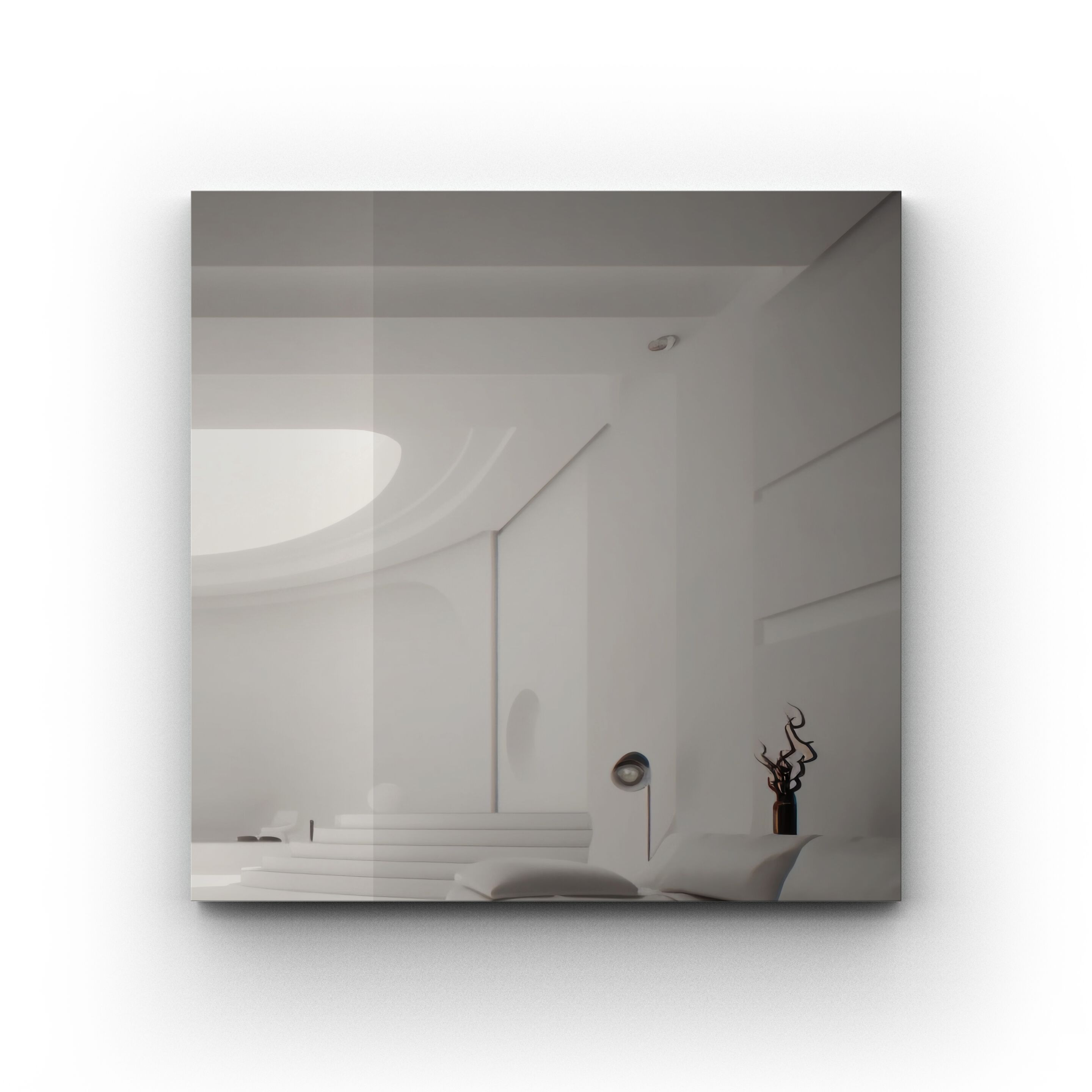 Прямоугольное настенное зеркало со встроенным отсеком для телевизора NEOD Neptune ARCH-00123057 - Вид №8