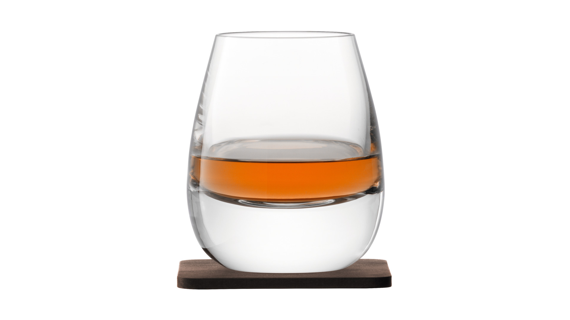 10656206 LSA International Набор стаканов с деревянными подставками LSA International, "Whisky", 250мл, 2шт. Стекло  - Вид №3