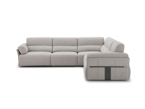 5-местный угловой тканевый диван с электрическим движением