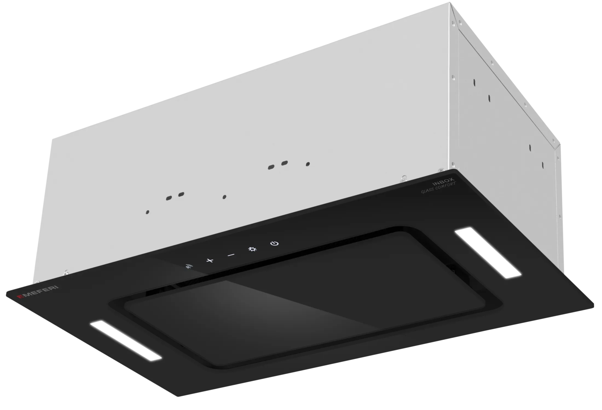 9270629 Вытяжка полновстраиваемая Meferi INBOX52BK GLASS COMFORT черный/черный STDN-0099085 - Вид №3