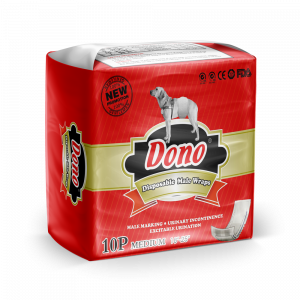 ПР0046994 Пояса Male Pet Diaper одноразовые впитывающие для кобелей размер М 10шт Dono