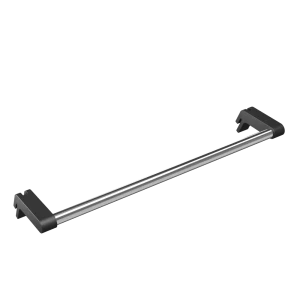 Полотенцедержатель на 6 секций цвет чёрный